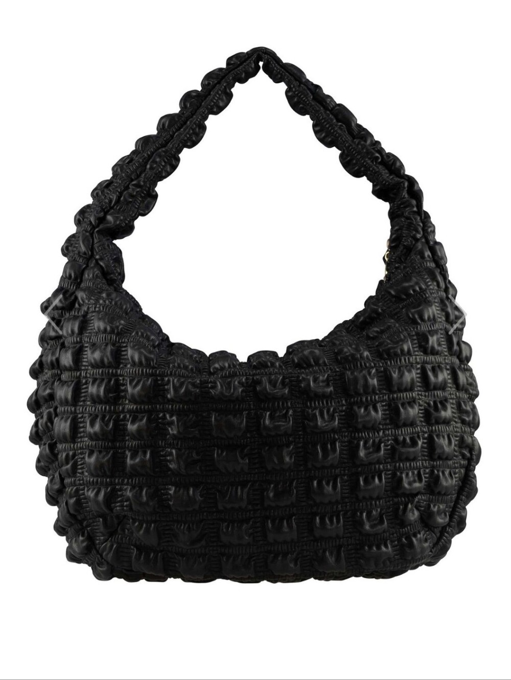 NWOT Jason Wu Fay Black Vegan Leather Large Bubble Hobo Shoulder Bag